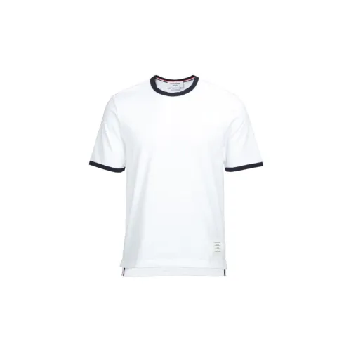 THOM BROWNE Белая Мужская T-рубашка