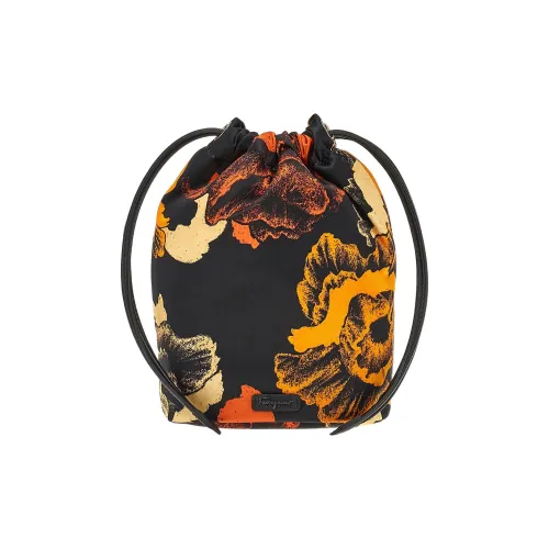 FERRAGAMO CAGE Кожа Хранение Сумка Женская Черная