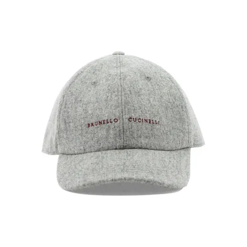 BRUNELLO CUCINELLI Шерсть Кепки Серый Мужской