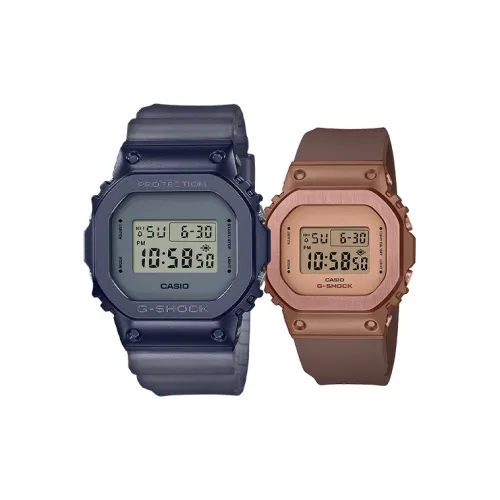 CASIO G SHOCK Collection Кварцевый механизм Смольный ремешок Часы Унисекс Синий циферблат