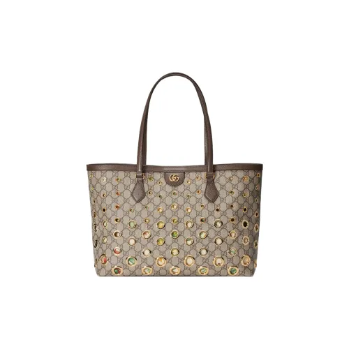 GUCCI Ophidia Холст Тоут Сумка Сумка для покупок Сумка Сумка через плечо Женская