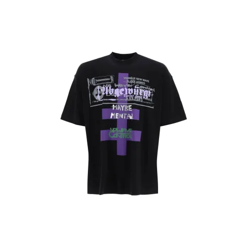 Vetements Черные Мужские T-Рубашки