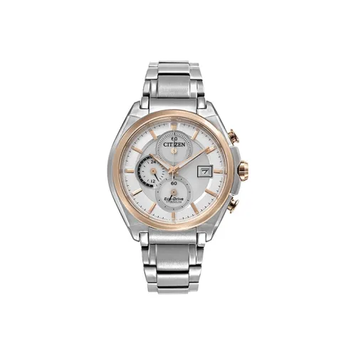 CITIZEN Светильник Кварцевый механизм Мужские часы Ecology Drive Collection 42mm*12mm Белый