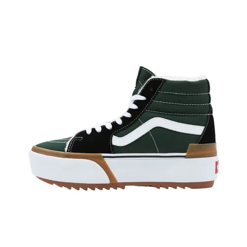 Vans SK8 Stacked Ayakkabi High Топ Кроссовки для скейтбординга Унисекс Зеленый