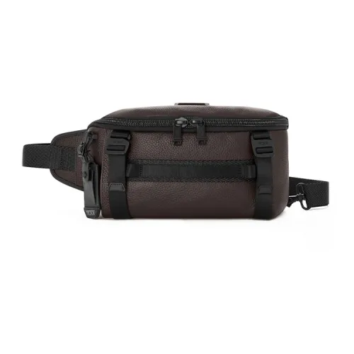 TUMI Alpha Bravo Коровья кожа Сумка через плечо Сумка-слинг Мужская Коричневая