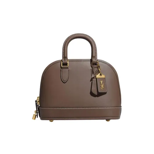 COACH Revel Баскетбольная Перчатка из Дубленой Кожи Сумка-Купол Сумка через плечо Сумка среднего размера Женская