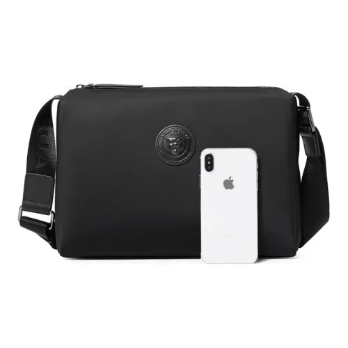 JAGUAR Ткань Сумка через плечо Стандартная Мужская Черная