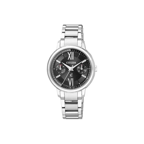 CITIZEN Светильник Кварцевый механизм Женские Ecology Drive Collection Часы 31мм*9мм Черный