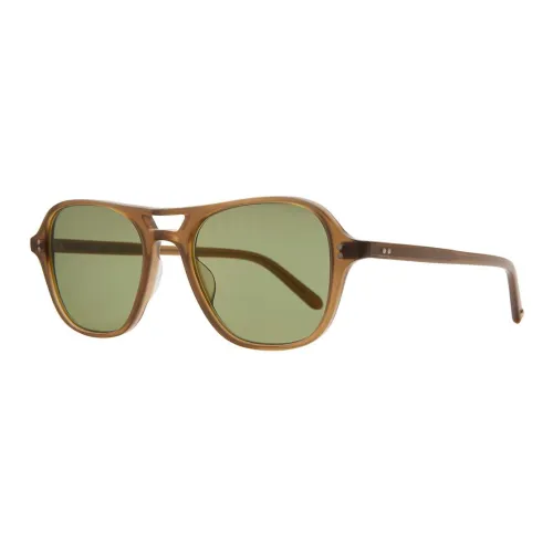 GARRETT LEIGHT Солнцезащитные очки Коричневый Унисекс
