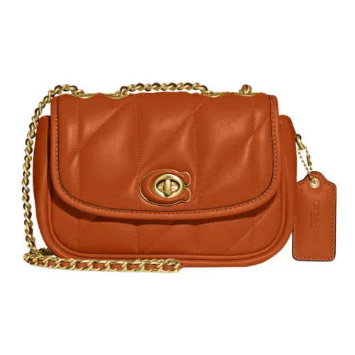 COACH Pillow Овчина Сумка через плечо Сумка на плечо Женская Каньон Красный