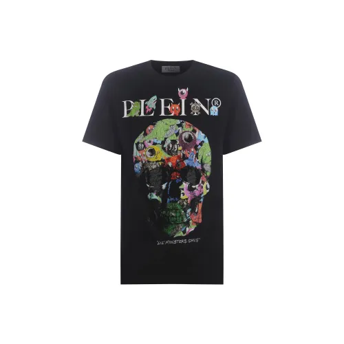 PHILIPP PLEIN Мужские черные рубашки T