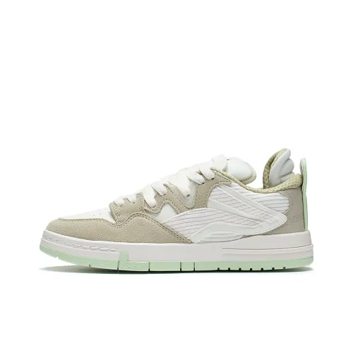 LINING Wei Wu PRO противоскользящие устойчивые к истиранию низкий топ кроссовки для скейтбординга женские простой стиль хаки