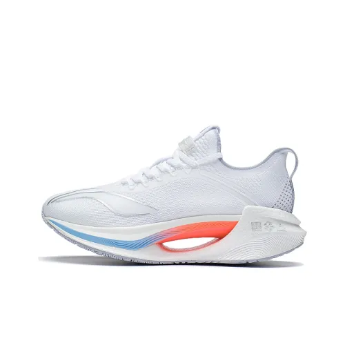 LINING Shadow Essential Амортизация Дышащий И Устойчивый Дизайн Низкий Топ Повседневные Беговые Кроссовки Мужские Белый Серебряный