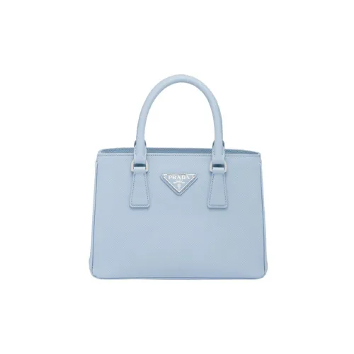 PRADA Galleria Killer Bag Saffiano Кожа Портативная Сумка через плечо Сумка на плечо Мини Женский Небесно-голубой