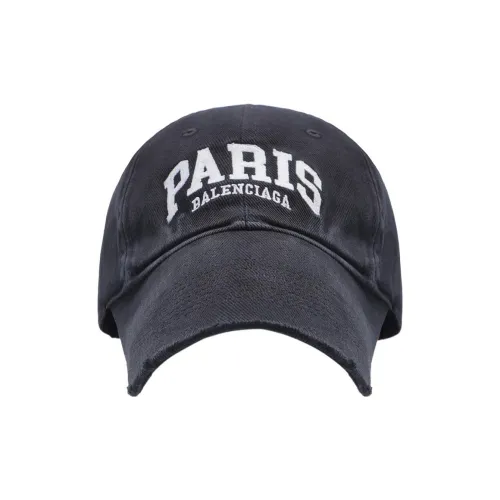 Balenciaga Хлопок Бейсболки Мужские Черные