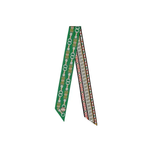 HERMES Шелковые шарфы Женские Зеленый