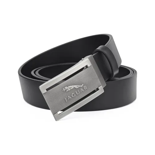JAGUAR Ремни из коровьей кожи, черные, мужские