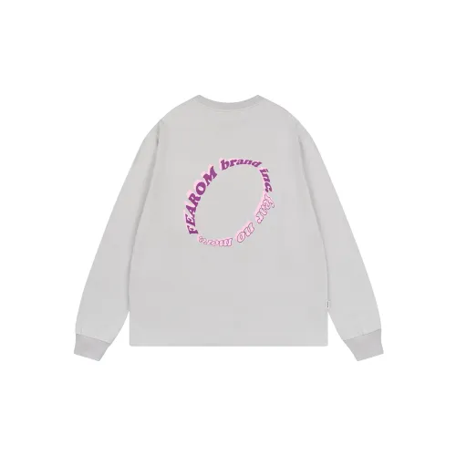 FEAROM Длинный рукав Т-рубашка Унисекс