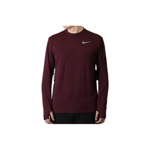 Nike Темно-красные Мужские T-рубашки