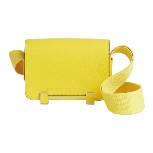 HERMES Козья кожа Деревянные Сандалии Сумка Сумка через плечо Сумка на плечо Женская