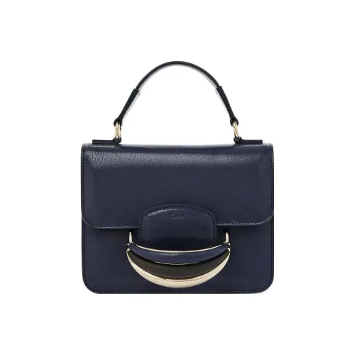 Chloe Kattie Яркая сумка из козьей кожи сумка через плечо маленькая сумка через плечо женская темно-синий