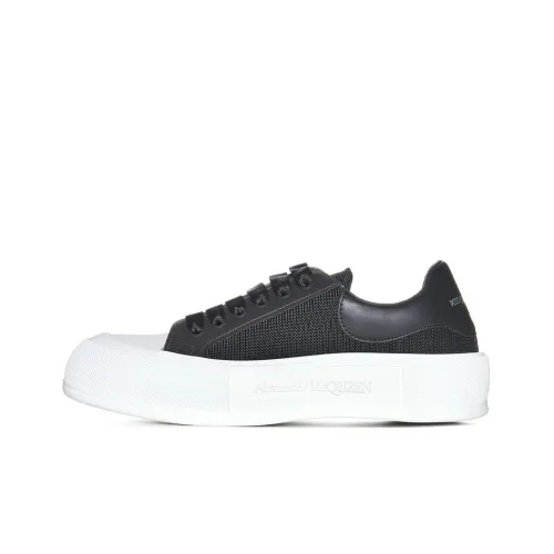Alexander McQueen Deck Low Топ Стильные Скейтбординги Мужской Черный