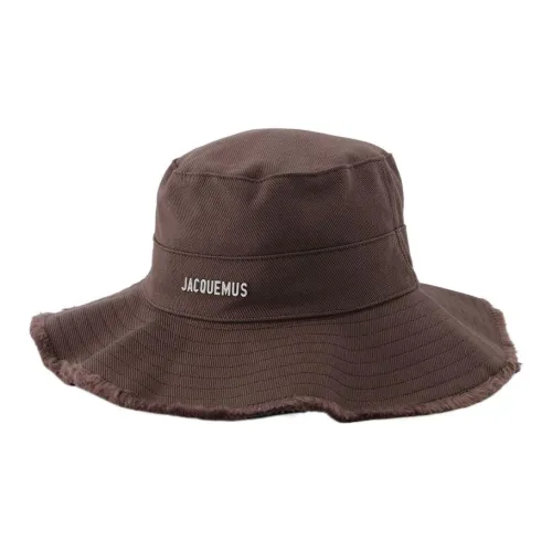 Jacquemus Cotton Bucket Hats Коричневый Женские