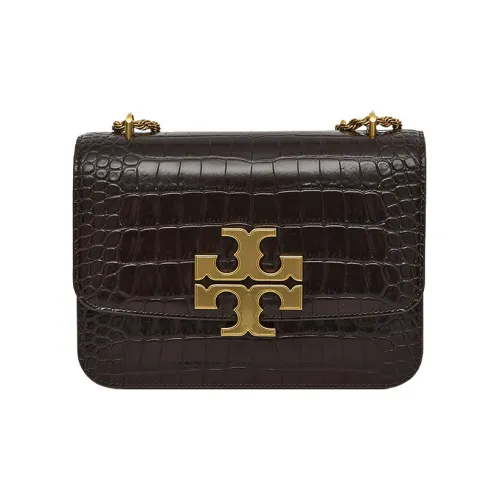 Tory Burch ELEANOR Кожа Плечевая Сумка Женская Коричневая