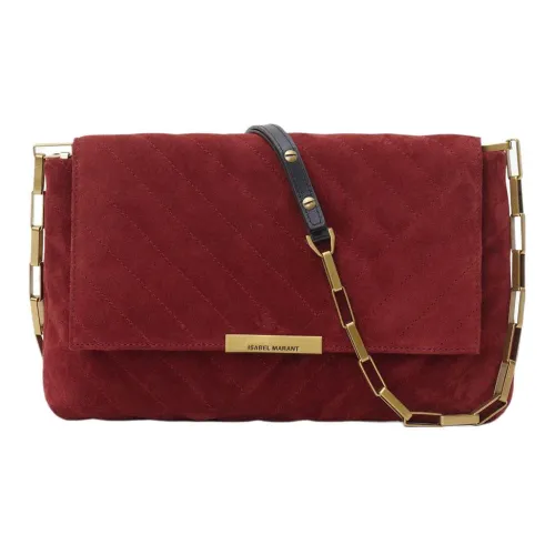 ISABEL MARANT Замша Телячья кожа Сумка через плечо Сумка на плечо Женская Красная