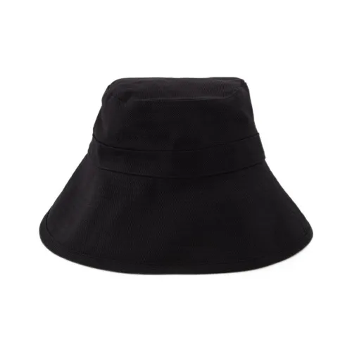 Jacquemus Cotton Bucket Hats Черные Женские