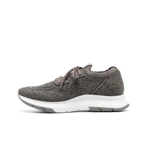 GIANVITO ROSSI Легкий Низкий Топ Спортивная Повседневная Обувь Мужская Серый