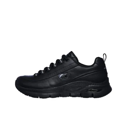 Skechers Arch Fit Arch Fit Citi Drive Устойчивый к истиранию Низкий Топ Спортивная Повседневная Обувь Женская Черная