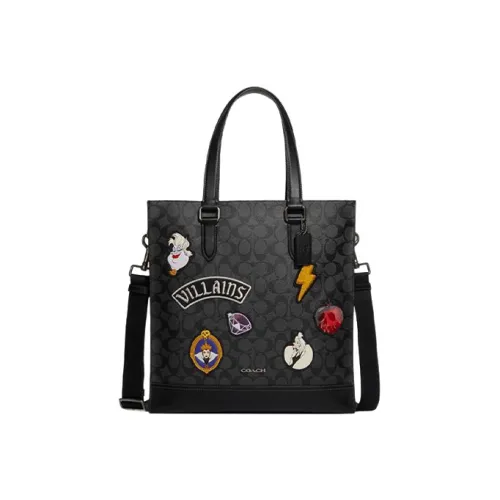 COACH Disney Коллаборация Graham Коровья кожа Тоут Сумка Сумка для покупок Сумка Сумка через плечо Сумка через плечо