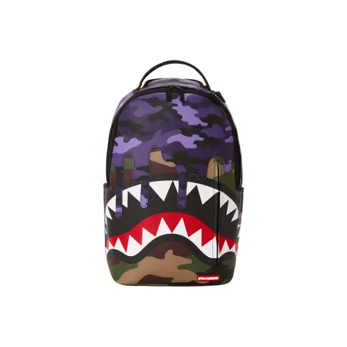 SPRAYGROUND Ткань Рюкзак Стандартный Мужской Фиолетовый