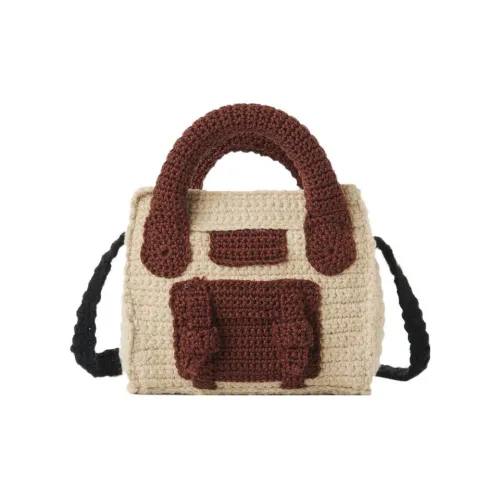 Chloe Edith Плетеная Сумка через плечо Экстра мини Женская Коричневый Бежевый