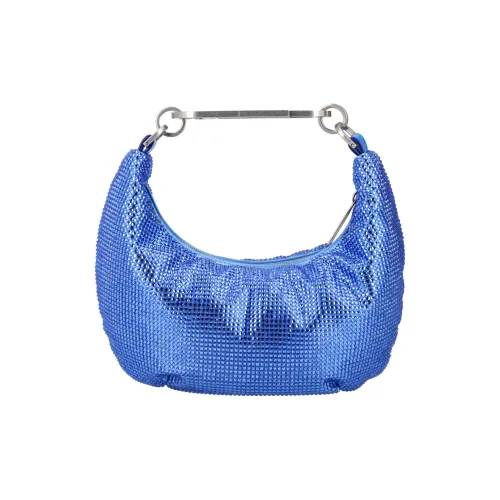 Off Белый Вискоза Сумка Средний Женский Светло-Синий