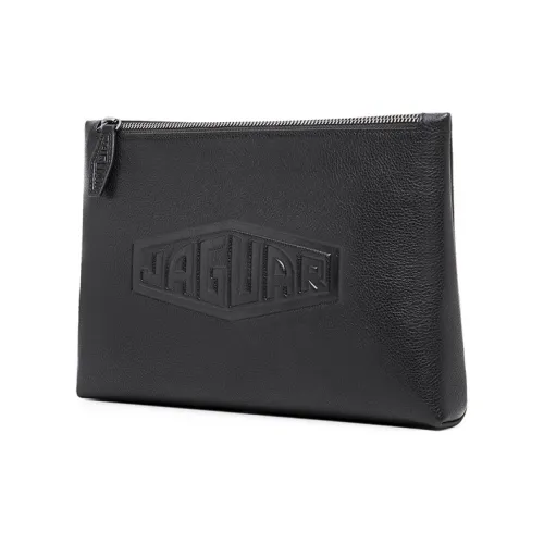 JAGUAR Кошелек из коровьей кожи Сумка-конверт Кошелек для монет Держатель для карт Клатч маленький Мужской Черный