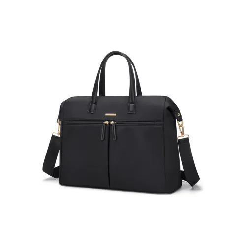 GOLF Водоотталкивающая ткань Ноутбук Сумка Большая Унисекс Кожа Элегантный черный