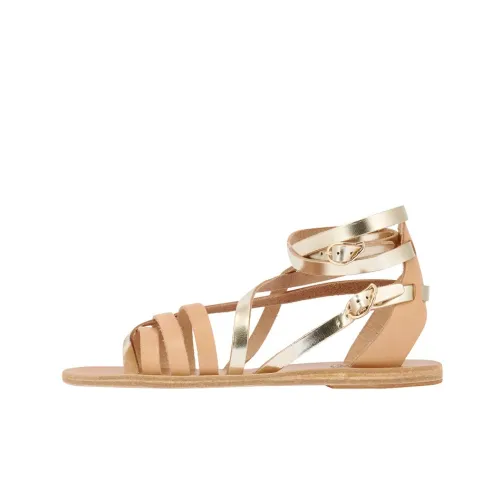 ANCIENT GREEK SANDALS Стильные Сандалии Женские Белые Золотые