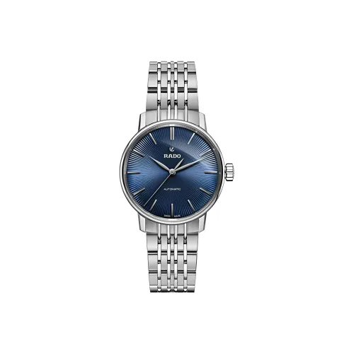 RADO Автоматический Механический Movement Женские Crystal Sparkle Collection Часы 31,8 мм Синий