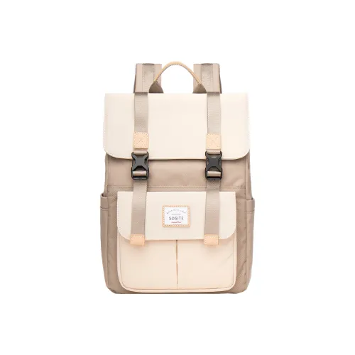 SOSITE Нейлон Рюкзак Женские Латте Миндаль Красный Бобы Миндаль Ежевика Манго