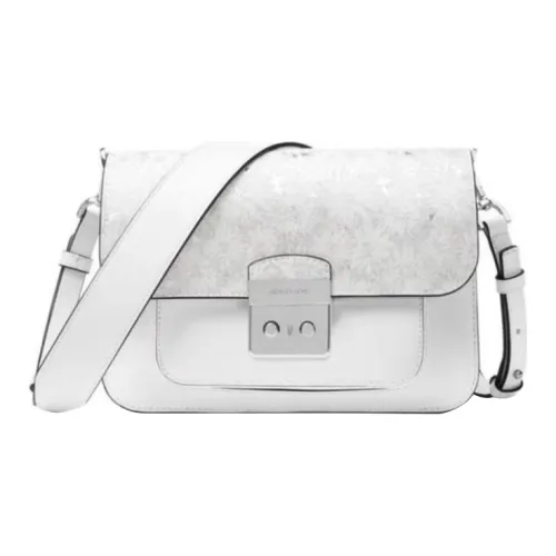 MICHAEL KORS Sloan Натуральная кожа Сумка через плечо Женская Белая