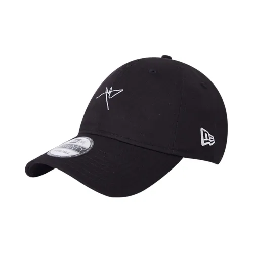 New Era Хлопковые кепки унисекс черные