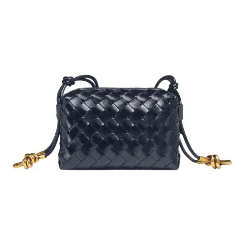 Bottega Veneta Loop Коровья кожа Camera Сумка Сумки через плечо Сумка на плечо Женская Темно-синий