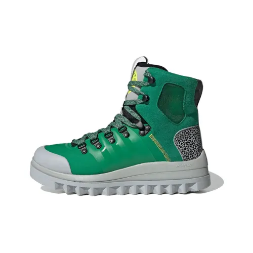 Stella McCartney x Adidas Eulampis Boot Slip-Resistant Abrasion-Resistant High Top Streetwear Women's Green Stella McCartney x Adidas Eulampis Boot противоскользящий устойчивый к истиранию высокий топ уличная обувь женский зеленый