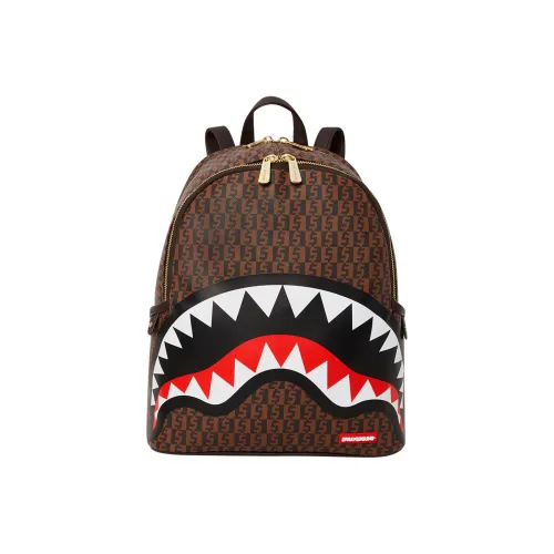 SPRAYGROUND Ткань Детали Рюкзак Унисекс Коричневый