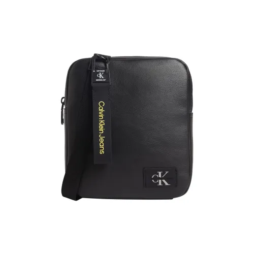 Calvin Klein Переработанный полиэстер Курьерская сумка Сумка для журналиста Сумка через плечо Мужская Черная