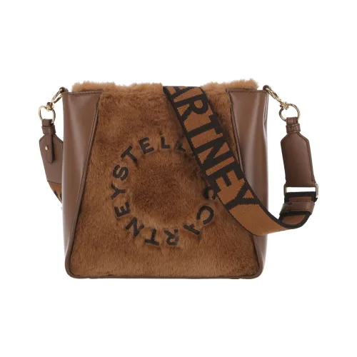 Stella McCartney Сумка через плечо из искусственной кожи обычная женская коричневая