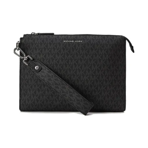 MICHAEL KORS MK Cooper Искусственная кожа Клатч Средний Мужской Черный