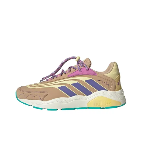 ADIDAS NEO Crazychaos 2,0 Slip Устойчивый к истиранию Низкий Топ Спортивная Повседневная Обувь Женская Светлый Умбра